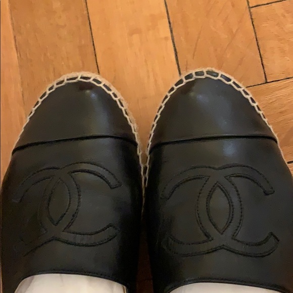 Chanel Black Espadrilles 39 - Picture 5 of 8